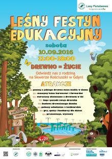 Zapraszamy wszystkich zainteresowanych tematyką leśnictwa na Leśny Festyn Edukacyjny, który odbędzie się 10 września na placu przed Akwarium Gdyńskim.