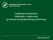 Przetarg nieograniczony ofertowy