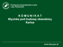 Komunikat - wycinka pod obwodnicę